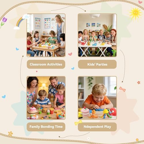 Aestd-ST Air Dry Clay 66 Colors, Modeling Clay for Kids, DIY Magic Clay