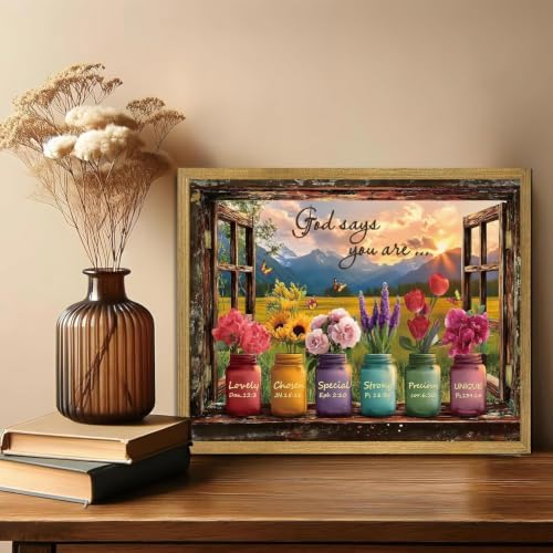 Square Diamond Painting Art Kits, FlowerDIY Square Diamond Art Home Decor