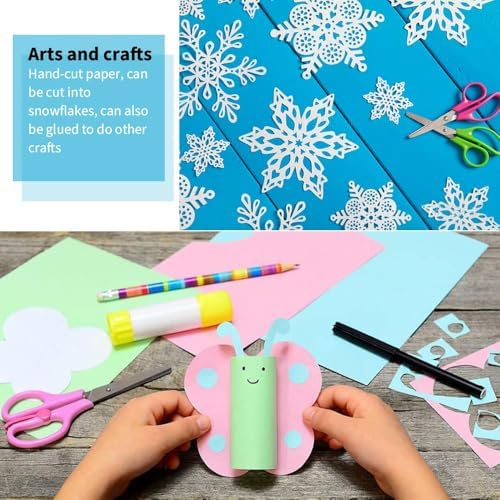 30 Sheets A4 Size 8.3x11.5 Inch Clear Double Sided Adhesive Tape Sheets, Super Strong Sticky Tape, DIY Art, Craft, Home Decorative Tape with White Liner