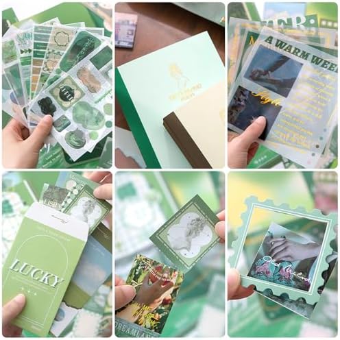 Scrapbooking Supplies Kit, Aesthetic Junk Journal Supplies, Scrapbook Kit