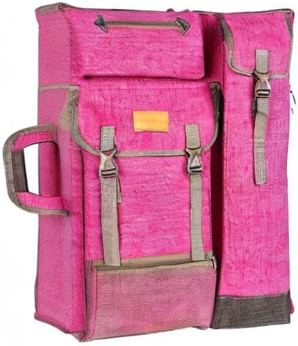 TRANSON Art Portfolio Case Artist Backpack Canvas Bag Large 26” x 19.5”