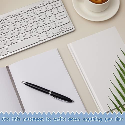 Henoyso 8 Pcs A5 Blank Notebook Journal Hardcover Sketchbook, 8.3 x 5.7 in