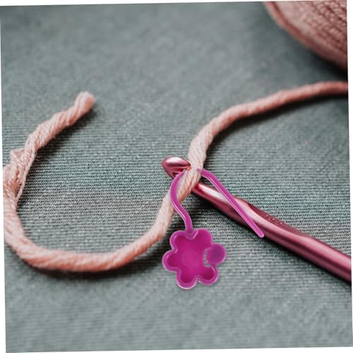 DOITOOL 1 Set Knitting Tool Kit with Double Needle Protectors Slip Stitch Markers Prevent Yarn Slippage for DIY Crochet Projects Scarves Hats Garments