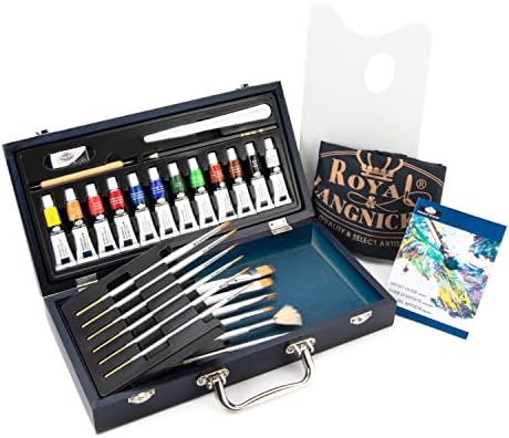 Royal & Langnickel RSET-ACRY2000 Gold Acrylic Painting Box Set