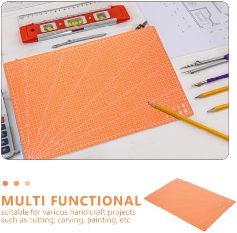 SHINEOFI Double-Sided PVC Mat for Diy Crafting Sculpting and Painting 24 x 36 Gridded Craft Board for Scrapbooking