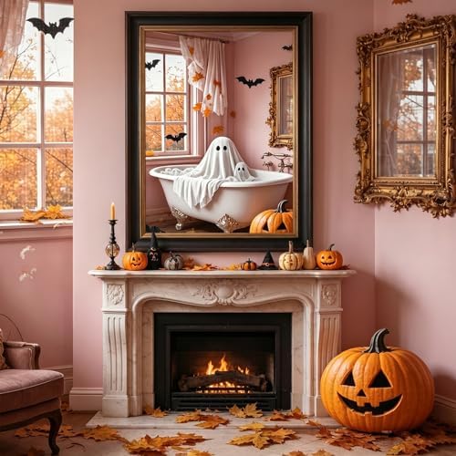CSZPPQAF Halloween Diamond Painting Kits for Adults,Ghost Diamond Art