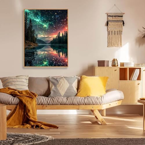 Dugsmgd Landscape Diamond Art Kits for Adults, Diamond Painting 12x16 Inch