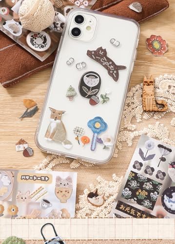 Alideco 30pcs Scrapbook Stickers Vintage Gourmet Desserts Sticker Book for Adults Sticker journaling Stickers for Scrapbooking (liuguangmanyu)