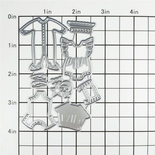 Patchwork Baby Clothes Metal Cutting Dies Sets for Card Making