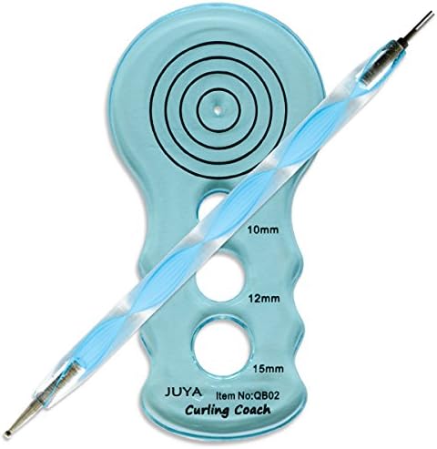 JUYA Paper Quilling Kit 30 Colors 600 Strips 8 Tools, Blue Set, 3mm