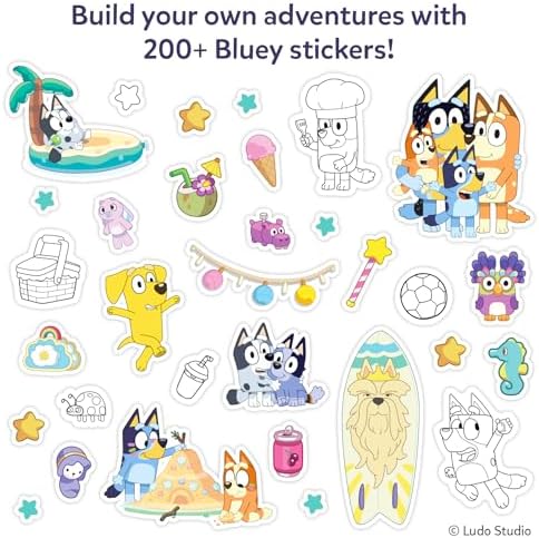 Skillmatics Storybook Art Kit – Bluey, Storytelling Activity, Gift for Kids
