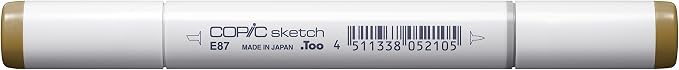Copic Markers E87-Sketch, Fig, 1 Count (Pack of 1)