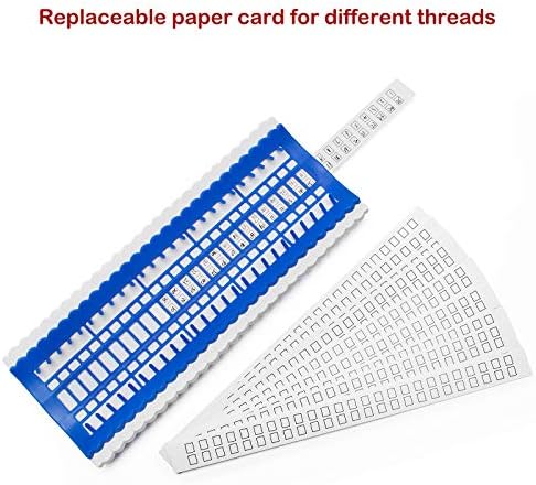 Luxiv 50 Position Embroidery Floss Organizer, Thread Shelf with 15P Card