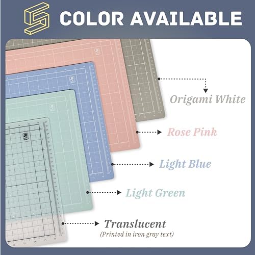 iMAT Flip Cutting Mat Note A3 Foldable Double-Sided Rose Pink