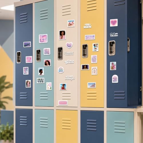 Purple Vision Board Supplies - 50 Pcs Aesthetic Black Girl Stickers