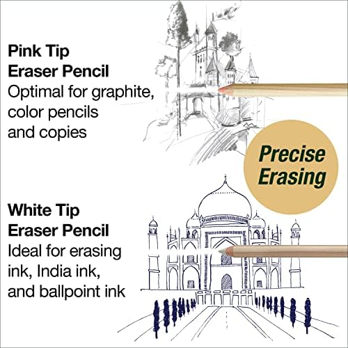 Faber-Castell Sketching and Accessories Set - Castell 9000 Graphite Pencils and Eraser Pencils - Art Pencils for Drawing and Shading