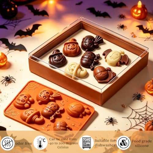 Pumpkin Silicone Mold, Pumpkin Molds Halloween Silicone Molds