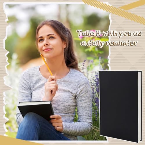 Henoyso 4 Pcs A5 Blank Notebook Journal Hardcover Sketchbook, 8.3 x 5.7 in