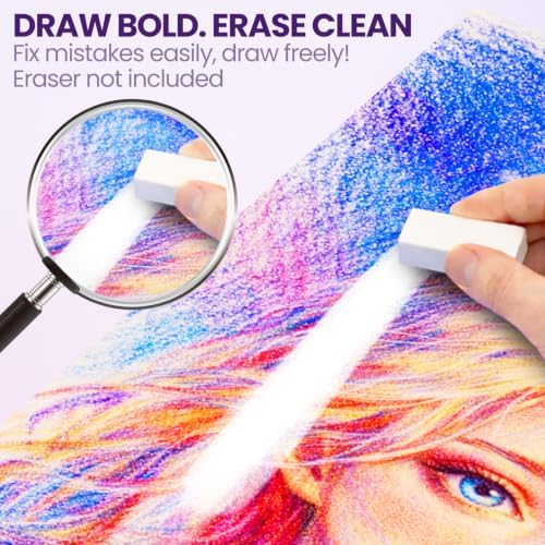 WUO 3.0mm Mechanical Colored Pencils 36PCS with 36 Lead Refills