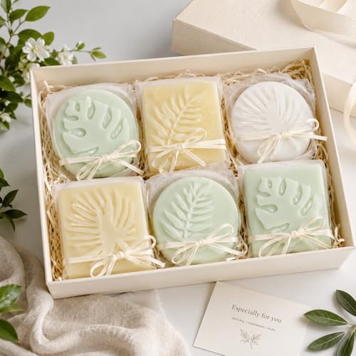 2 Pack Tropical Leaf Silicone Soap Mold Tropical Leaf Embossed Soap Making Mold Monstera Silicone Mold Palm Leafs Mold Handmade Soap Mold for Soap Candle Lotion Bath Bombs Resin Cake Chocolate Candy