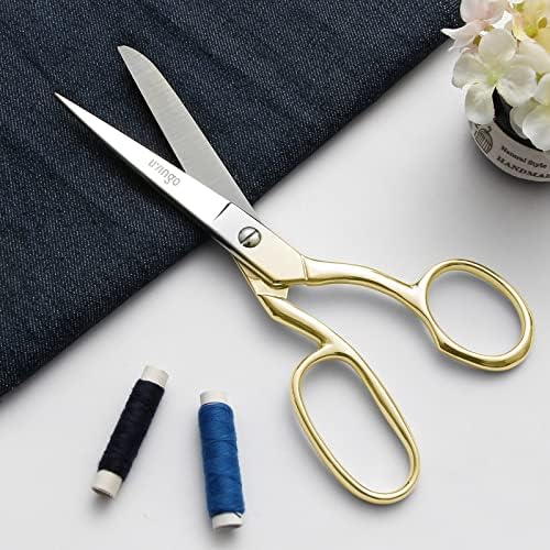 LIVINGO 8" Fabric Scissors Heavy Duty Multipurpose Dressmaker Shears