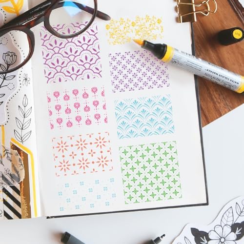 ORIGACH Background Pattern Clear Stamps for Card Making