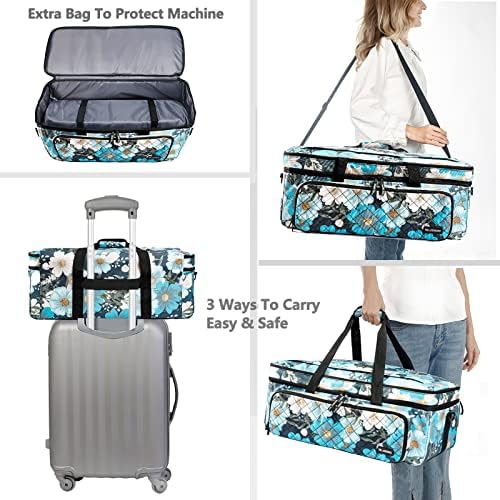 Double Layer Carrying Case for Cricut Maker 4/3, Explore Air 2/3/4 Die Cut