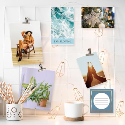 EggSun Vision Board Supplies with 1200+ Images & Quotes Collage Magazine Book, Wall Clip Art Scrapbook Journal Kit for Vision Board Making Beginners Women Men Teen Girls Coquette Room Decors(No Tear)