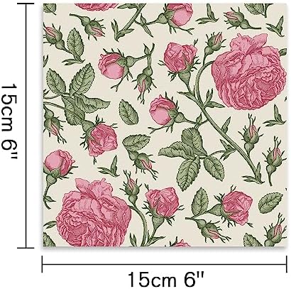 Scrapbook Paper, 24 Sheets 6"×6" 160gsm Single-Sided Patterned Cardstock
