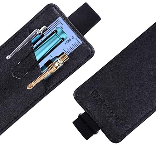 Wisdompro 2Pcs Elastic Pen Holder for Notebook, Journal Pencil Pouch