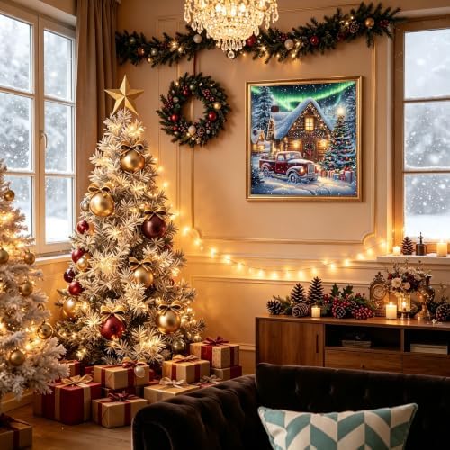 Christmas Diamond Art Kits for Adults, Diamond Art Painting Kits for Adults
