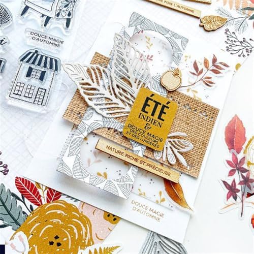 Hollow Feather Metal Cutting Dies for Card Making