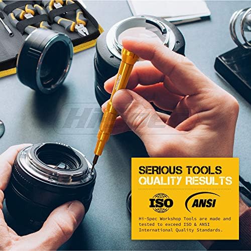 Hi-Spec 32pc Electronics Repair & Opening Tool Kit Set for Laptops, Phones, Devices, Computer & Gaming Accessories. Precision Small Screwdrivers with Pentalobe Bits for iPhones & MacBooks (Pack of 2)