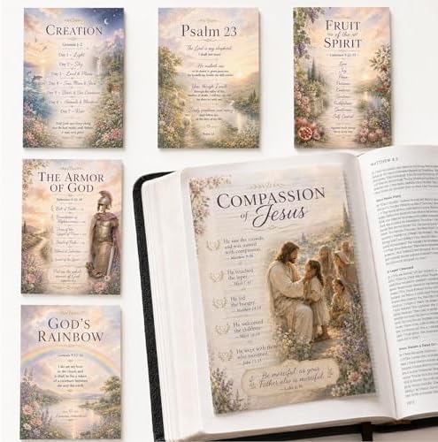 Bible Journaling Inserts Set 15 PCS Translucent Vellum Bible Inserts for Faith Journaling & Bible Study Scripture Inserts and Bible Tip Ins for Christian Journaling Christian Gifts for Women