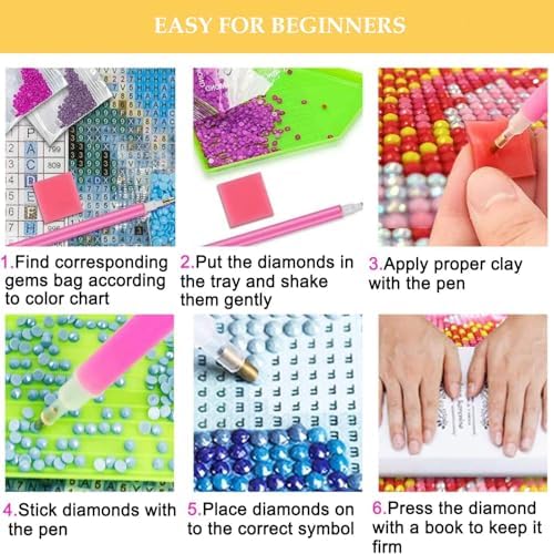 Bloomthread Diamond Painting Kits for Adults – Dog and Moon Partial Drill Diamond Art Painting Kits for Holiday Gifts and Home Decor 12x12 Inches
