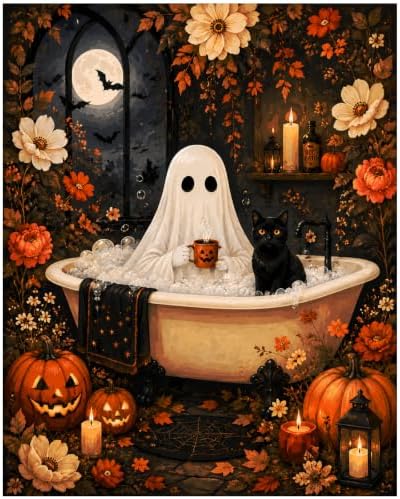 XTCIXAL Halloween Paint by Numbers Kit for Adults, 16X20 Inch