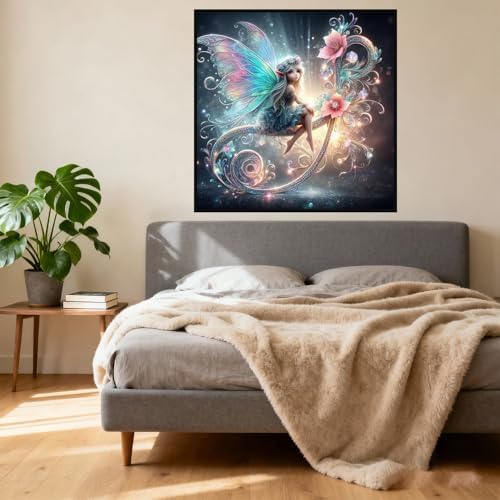 Xylogist Diamond Art Kits for Adults,Fairy Diamond Painting Kits 12X12 Inch
