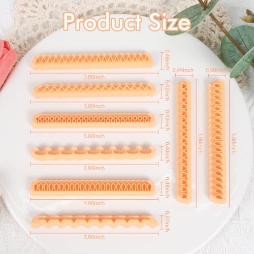 Puocaon Flower Petal Polymer Clay Cutters for Jewelry Earrings Making