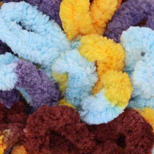 JubileeYarn Fun Finger Loops Yarn - 100g/Skein Jumbo Polyester - Iris - 1 Skein