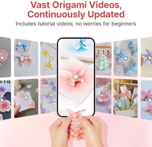 Leven Origami Paper, Colored Folding Craft Paper Kit 600 Sheets