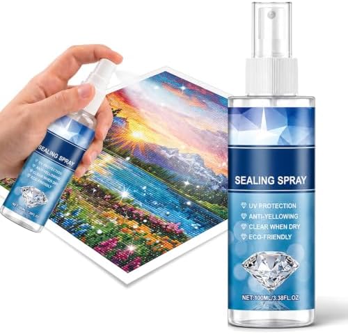Diamond Art Sealer, 2026 New Crystal Painting Sealer Spray, Clear Protective Coating, Diamond Sealant for DIY Crafts, and Decorative Artwork, 1PCS