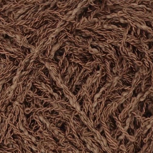 JubileeYarn Scrubby Dish Yarn - 50g/Skein Dishcloth Polyester - Chestnut Brown - 4 Skeins