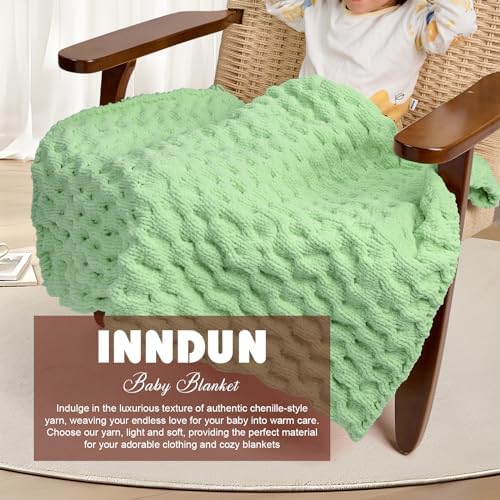Sage Green Chunky Chenille Yarn, #6 Super Bulky, 28 oz/576 Yards