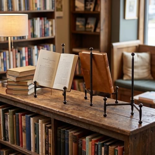 TRIPAR Modern Tripod Easel Display, Black Finish - Lightweight & Durable Design - Perfect for Displaying Decorative Pictures, Artwork, Plates, Tiles, & More (12 Inch)