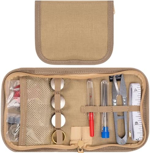 Military Sewing Kit, Army Survival Sewing Kit with Buttons for Men, Women