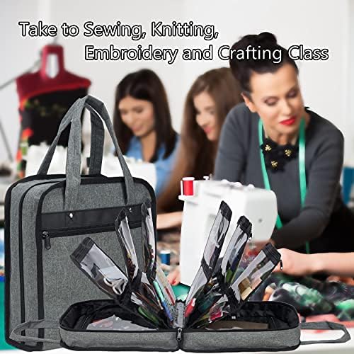 PACMAXI Sewing Accessories Storage Bag, Knitting, Craft Tools