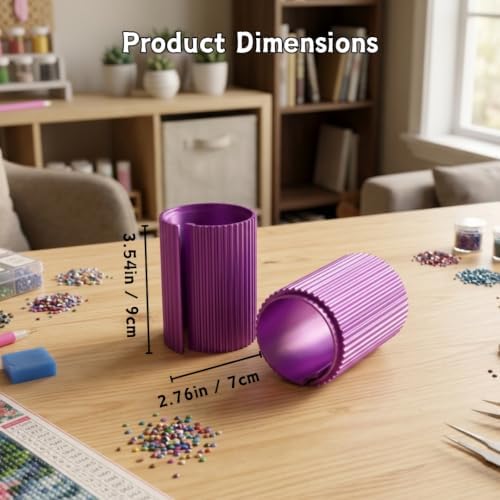 Diamond Painting Canvas Roller 2-Pack, Connectable Roll Holders