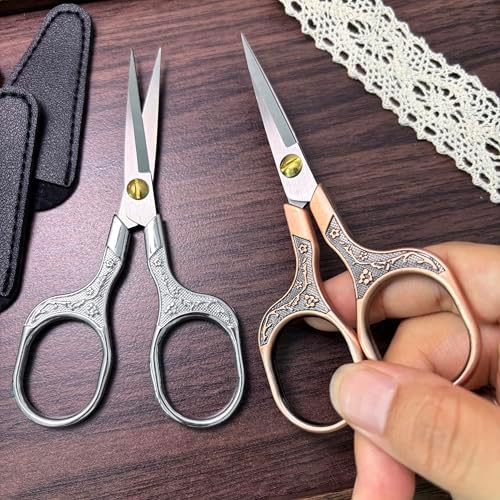 Small Sharp Scissors, 5 Inch Embroidery Hair Trimming Scissors