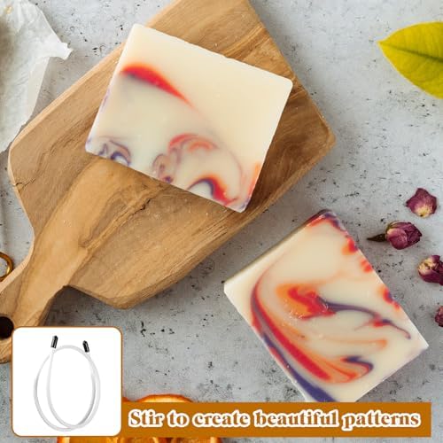 2 Pack Soap Swirl Tools, Bendable Soap Making Supplies, Cold Process Adjustable Hanger Swirl Tool for Molds Up to 18 Inches, DIY Soap, Cold Process Soap Swirl Accessories
