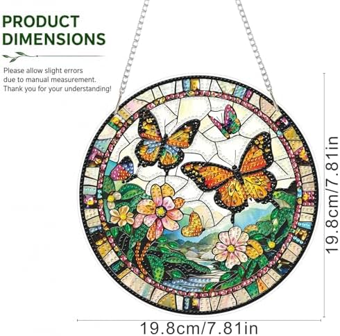 Butterfly Diamond Art Window Suncatchers, Special Diamond Painting Hanging
